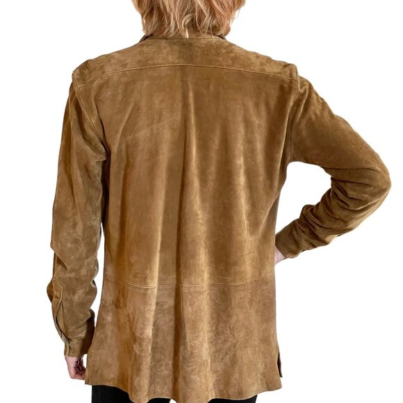 Juliana Collezione Womens Suede Leather Dressage Jacket Sz S Long Sleeved - Picture 3 of 15
